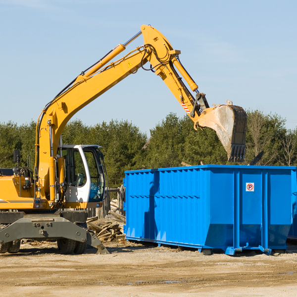 how many times can i have a residential dumpster rental emptied in Robesonia